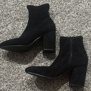 Steve Madden Black Ankle Booties